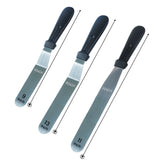 2 Angled Spatulas 1 Straight Spatula -RFAQK cake icing tools